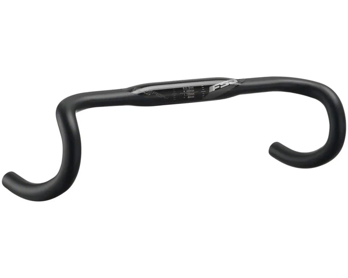 Full Speed Ahead Energy Compact SCR Handlebar (Black) (42cm)